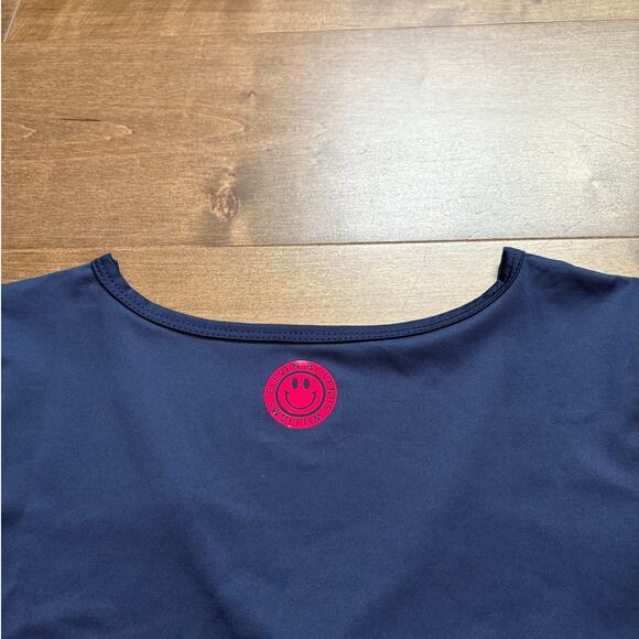 Eleven by Venus Williams Womens Match Point Short Sleeve Blue Nights size XS NWT - Picture 6 of 6